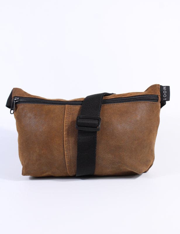 Schultertasche Cognac